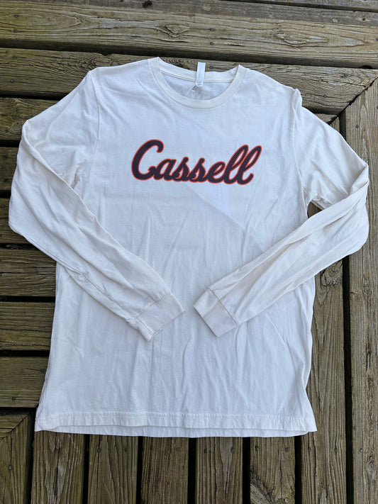 Cassell Script Long Sleeve Shirt (Large) - SALE