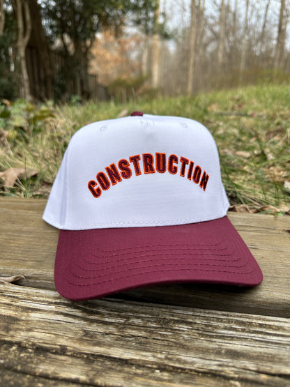 Construction Embroidered Hat