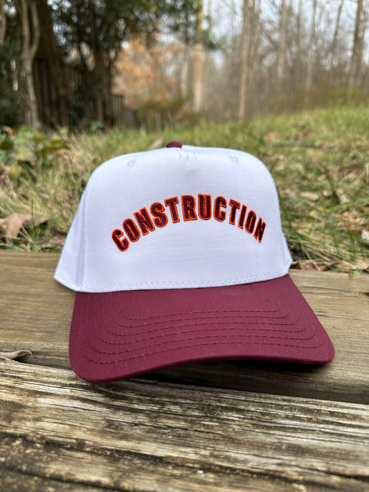 Construction Embroidered Hat