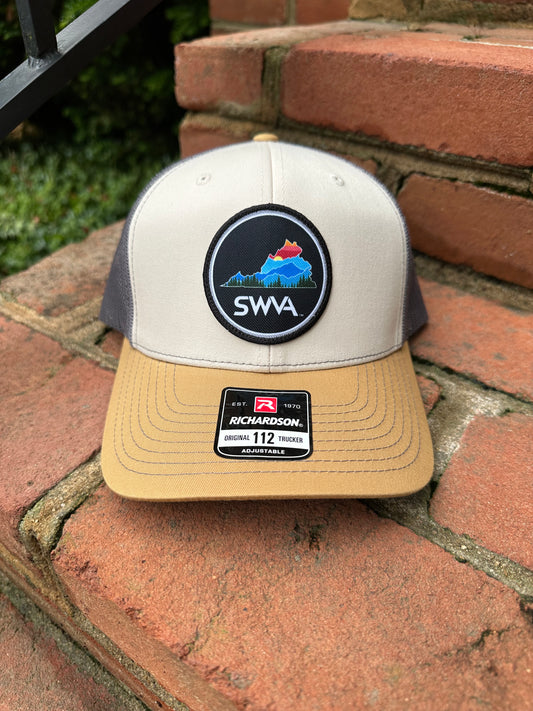 SWVA Trucker - Mink Beige/Charcoal/Amber Gold