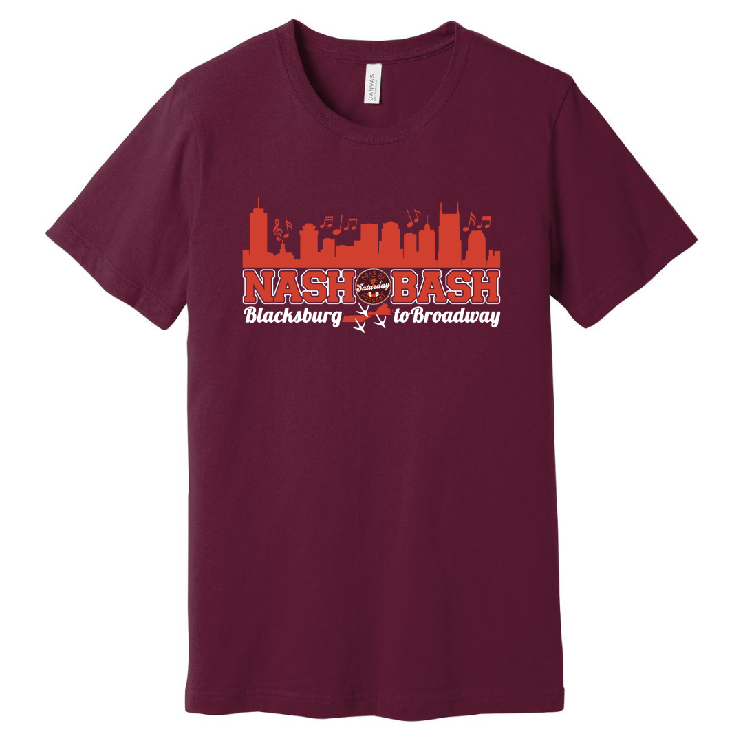 PRE-ORDER: Nash Bash - Blacksburg to Broadway T-Shirt