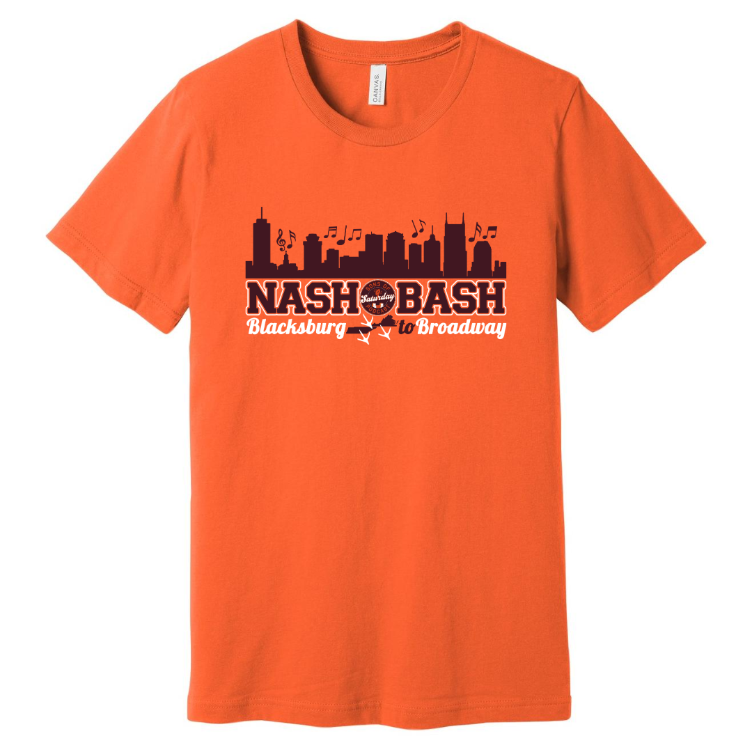 PRE-ORDER: Nash Bash - Blacksburg to Broadway T-Shirt