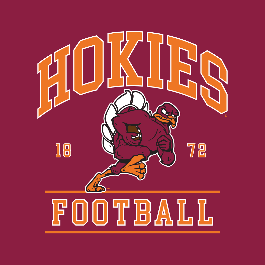 HokieBird Football Mascot Heritage Shirt (Virginia Tech)