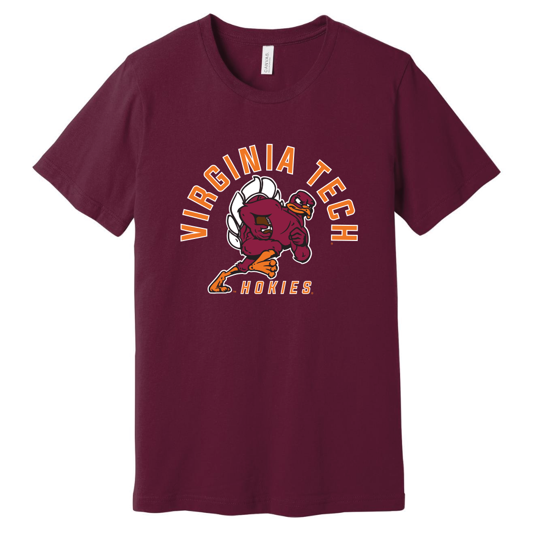 HokieBird Football Mascot Arch Shirt (Virginia Tech)