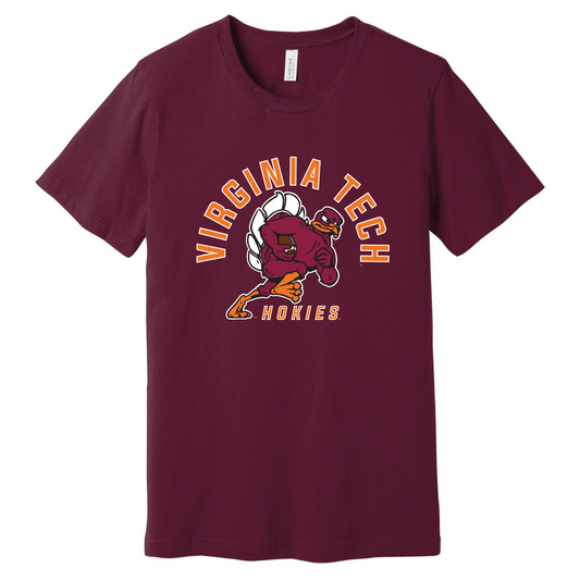 HokieBird Football Mascot Arch Shirt (Virginia Tech)