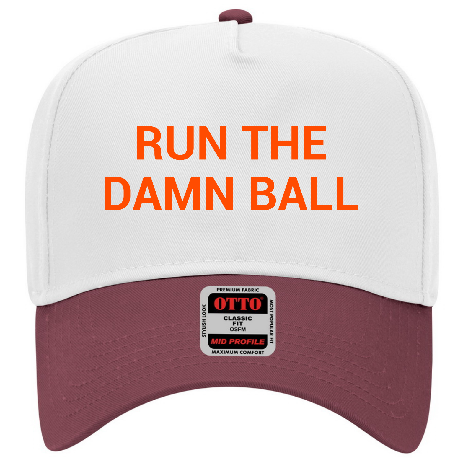 Run The Damn Ball Hats embroidered The SWVA Shop