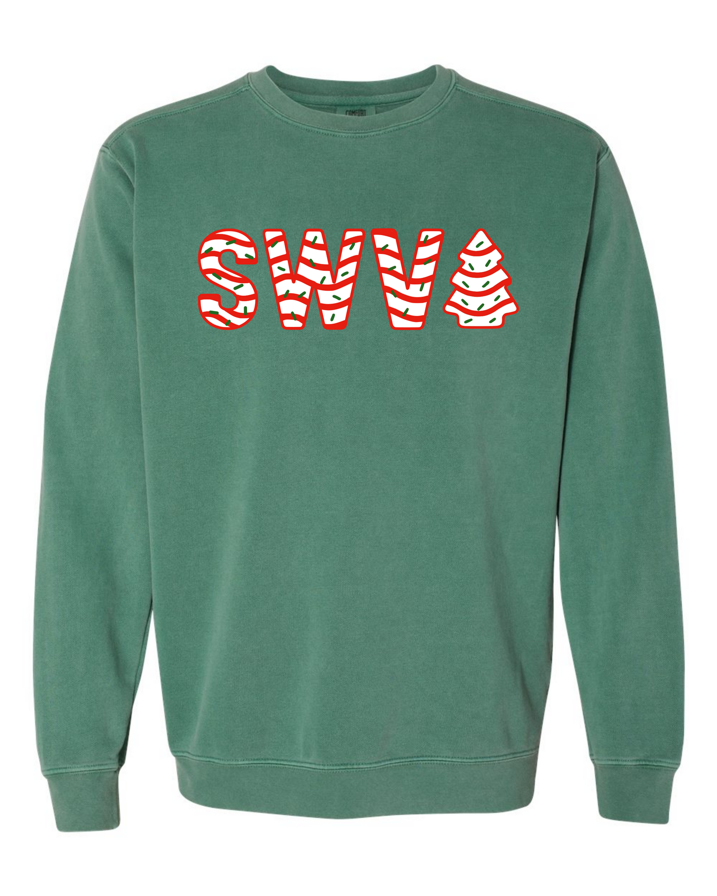 SWVA Christmas Cakes - Crewneck Sweater/Long Sleeve Shirt