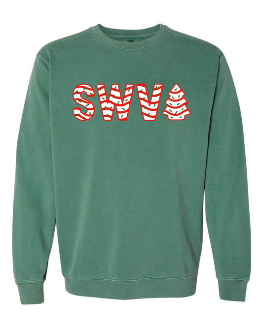 SWVA Christmas Cakes - Crewneck Sweater/Long Sleeve Shirt