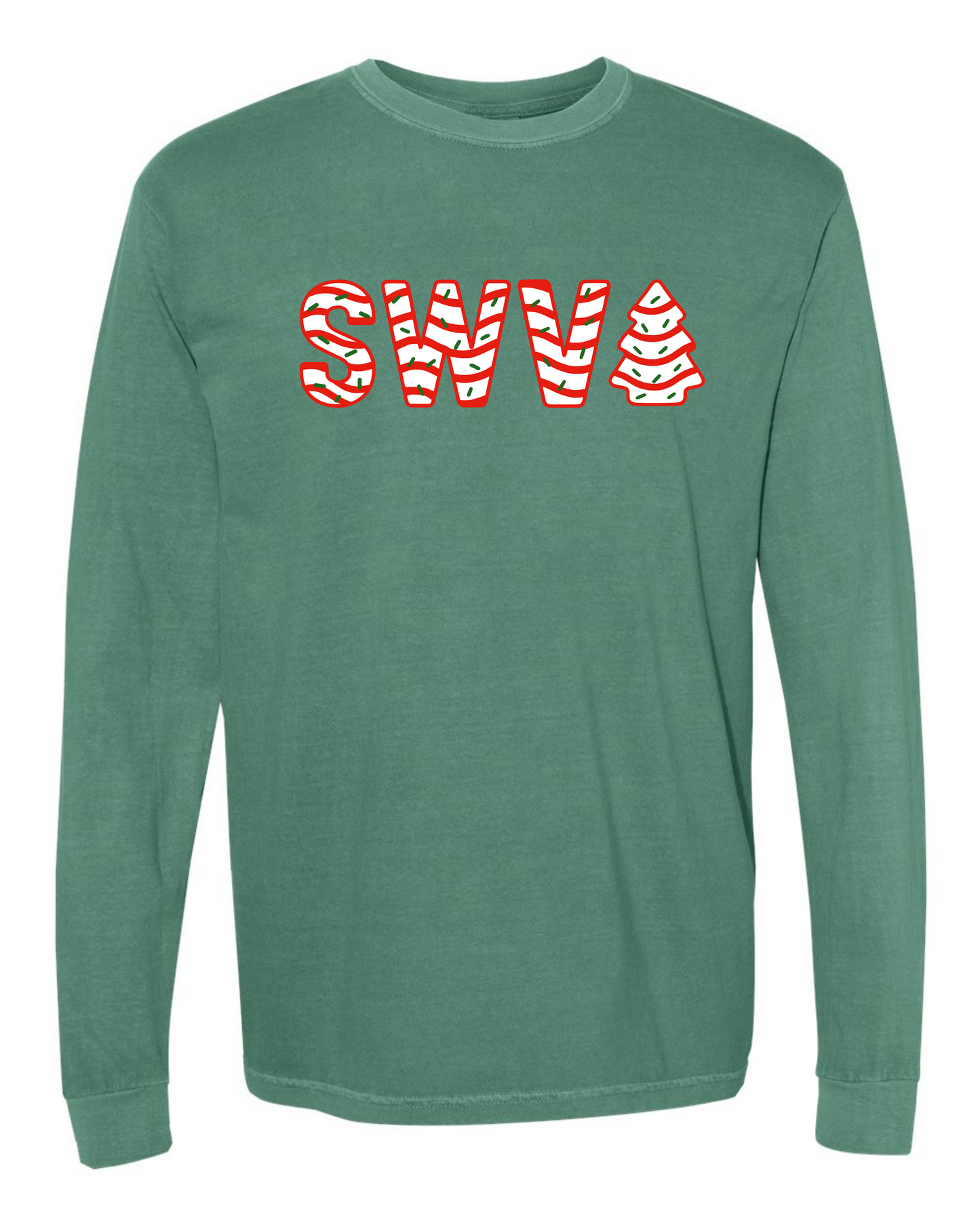 SWVA Christmas Cakes - Crewneck Sweater/Long Sleeve Shirt