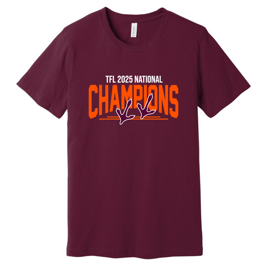 PRE-ORDER: TFL 2025 National Champions T-Shirt