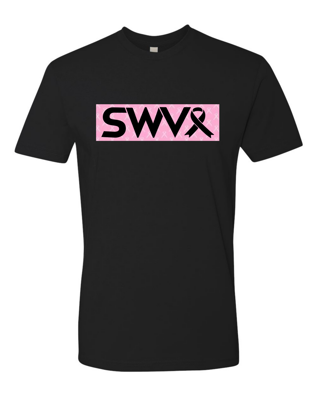 Breast Cancer Awareness - Ribbon SWVA Block Shirt