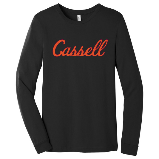 Cassell Script Long Sleeve Shirt - Black