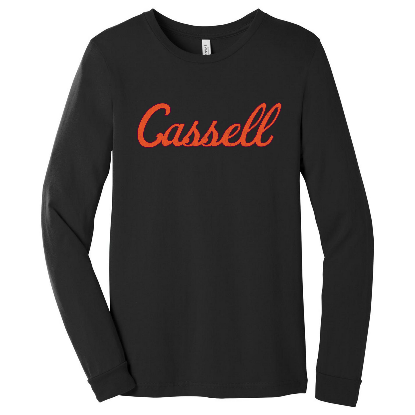 Cassell Script Long Sleeve Shirt - Black