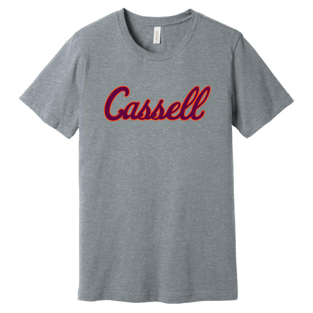 Cassell Script Short Sleeve Shirt - Heather Grey