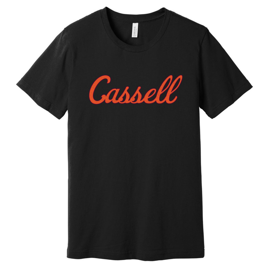 Cassell Script Short Sleeve Shirt - Black