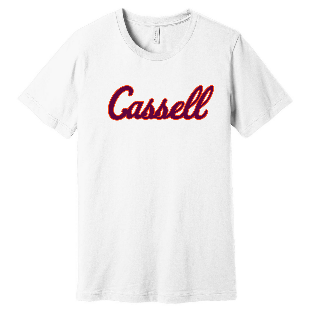 Cassell Script Short Sleeve Shirt - White