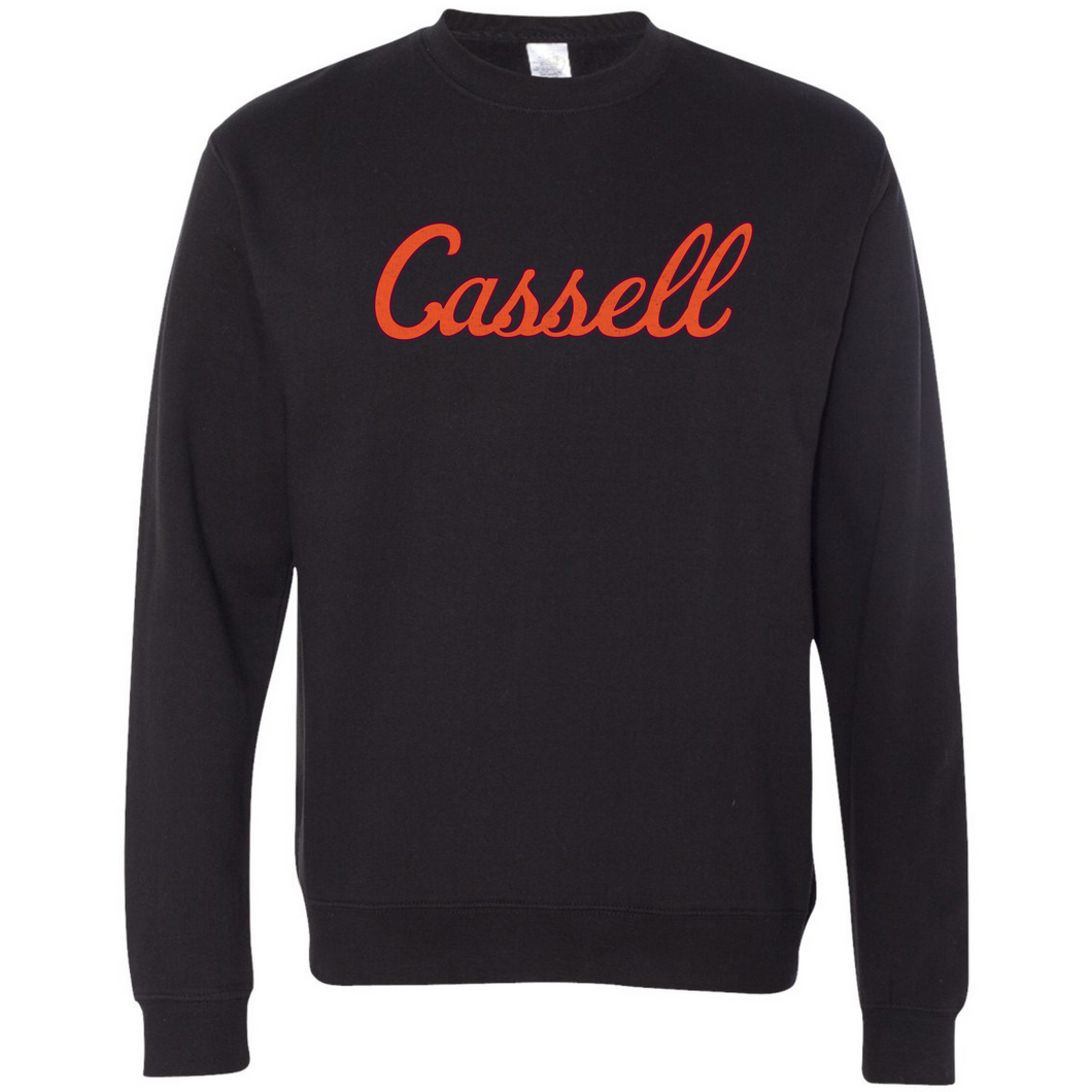 Cassell Script Crewneck Sweatshirt - Black