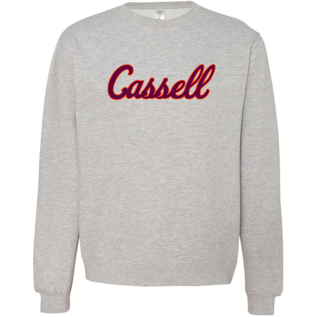 Cassell Script Crewneck Sweatshirt - Heather Grey