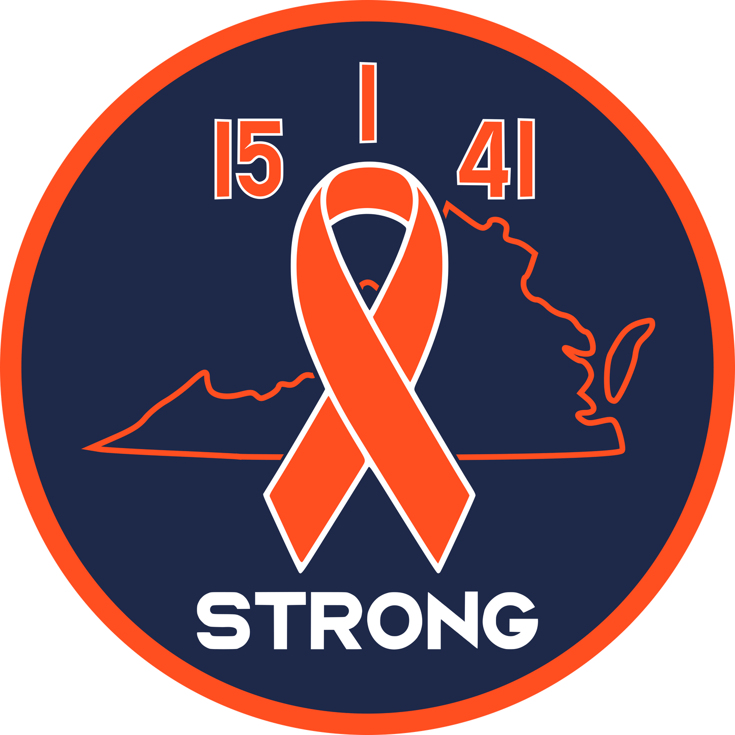 UVA STRONG Sticker - Single or 3 Pack
