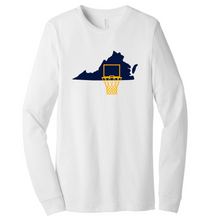 Load image into Gallery viewer, VA Hoops - Navy/Gold
