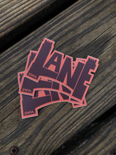 Load image into Gallery viewer, LANE Sticker - Single or 3 Pack
