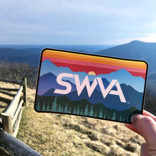 SWVA Rectangle Sticker - Single or 3 Pack