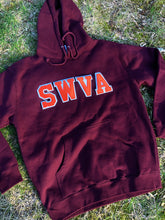 Load image into Gallery viewer, SWVA Crew/Hoodie - Maroon/Orange (Iron-On Patches)
