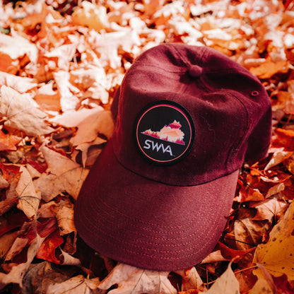 SWVA Baseball Hat (Maroon) - Maroon/Orange Patch