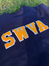Load image into Gallery viewer, SWVA Crew/Hoodie - Navy/Yellow (Iron-On Patches)
