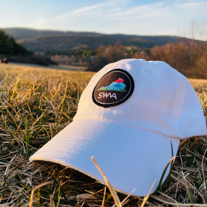 SWVA Baseball Hat (White) - Blue Patch