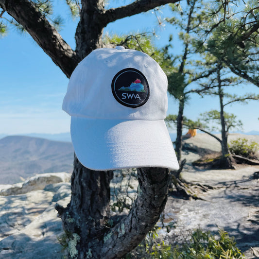 SWVA Baseball Hat (White) - Blue Patch